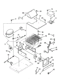 Upper Unit parts for Kitchenaid Refrigerator KBLP36FKS01 from AppliancePartsPros.com