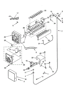 Icemaker parts for Kitchenaid Refrigerator KBLP36FKS01 from AppliancePartsPros.com