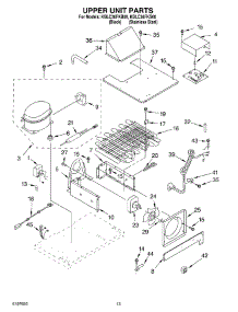 08 - Upper Unit parts for Kitchenaid Refrigerator KBLC36FKB00 from AppliancePartsPros.com
