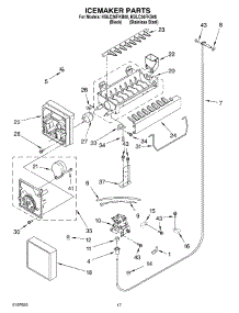 10 - Icemaker parts for Kitchenaid Refrigerator KBLC36FKB00 from AppliancePartsPros.com