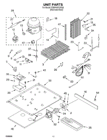 09 - Unit parts for Kitchenaid Refrigerator KSBP25FJSS00 from AppliancePartsPros.com