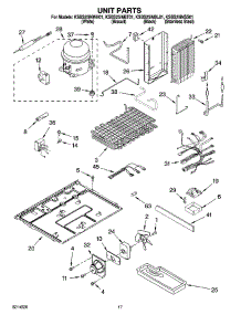 11 - Unit Parts parts for Kitchenaid Refrigerator KSBS25INBT01 from AppliancePartsPros.com