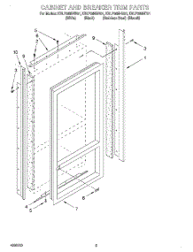 02 - Cabinet And Breaker Trim parts for Kitchenaid Refrigerator KBLP36MHW01 from AppliancePartsPros.com