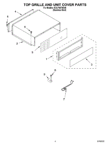 03 - Top Grille And Unit Cover Parts parts for Kitchenaid Refrigerator KBLP36FMS00 from AppliancePartsPros.com