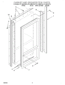 02 - Cabinet And Breaker Trim parts for Kitchenaid Refrigerator KBLP36MHB00 from AppliancePartsPros.com