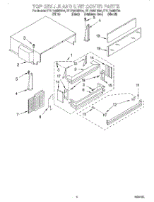 03 - Top Grille And Unit Cover parts for Kitchenaid Refrigerator KBLP36MHB00 from AppliancePartsPros.com