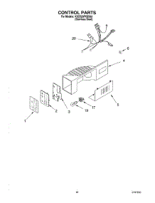 11 - Control Parts parts for Kitchenaid Refrigerator KSCS25FKSS00 from AppliancePartsPros.com