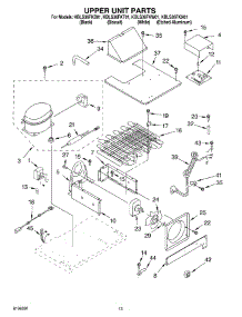 08 - Upper Unit parts for Kitchenaid Refrigerator KBLS36FKX01 from AppliancePartsPros.com