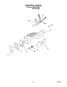 11 - Control Parts parts for Kitchenaid Refrigerator KSBP25FKSS01 from AppliancePartsPros.com