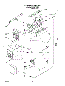 12 - Icemaker Parts, Parts Not Illustrated parts for Kitchenaid Refrigerator KSBP25FKSS01 from AppliancePartsPros.com