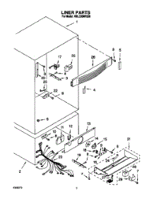 04 - Liner parts for Kitchenaid Refrigerator KBLC36MHS00 from AppliancePartsPros.com