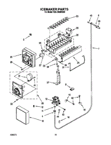 11 - Icemaker parts for Kitchenaid Refrigerator KBLC36MHS00 from AppliancePartsPros.com