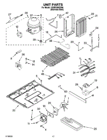 11 - Unit Parts parts for Kitchenaid Refrigerator KSBP25INSS00 from AppliancePartsPros.com
