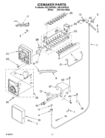 10 - Icemaker parts for Kitchenaid Refrigerator KBLC36FKB01 from AppliancePartsPros.com