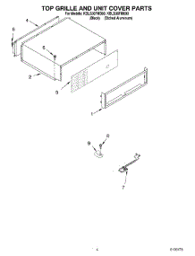 03 - Top Grille And Unit Cover Parts parts for Kitchenaid Refrigerator KBLS36FMB00 from AppliancePartsPros.com