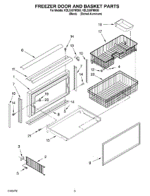 06 - Freezer Door And Basket Parts parts for Kitchenaid Refrigerator KBLS36FMB00 from AppliancePartsPros.com