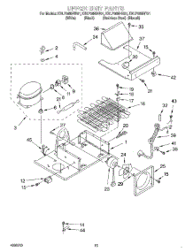 09 - Upper Unit parts for Kitchenaid Refrigerator KBLP36MHT01 from AppliancePartsPros.com