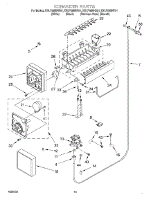11 - Icemaker parts for Kitchenaid Refrigerator KBLP36MHT01 from AppliancePartsPros.com