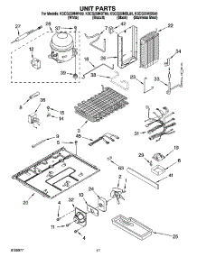 11 - Unit Parts parts for Kitchenaid Refrigerator KSCS25INBL00 from AppliancePartsPros.com