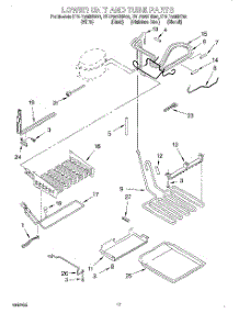 10 - Lower Unit And Tube parts for Kitchenaid Refrigerator KBLP36MHT00 from AppliancePartsPros.com