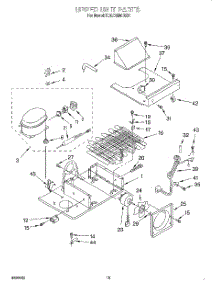 09 - Upper Unit parts for Kitchenaid Refrigerator KBLC36MHS01 from AppliancePartsPros.com