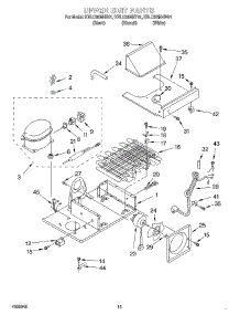 09 - Upper Unit parts for Kitchenaid Refrigerator KBLC36MHT01 from AppliancePartsPros.com
