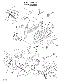 04 - Liner parts for Kitchenaid Refrigerator KBLP36FKS00 from AppliancePartsPros.com