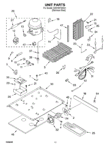 09 - Unit parts for Kitchenaid Refrigerator KSBP25FJSS01 from AppliancePartsPros.com