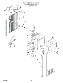 10 - Air Flow parts for Kitchenaid Refrigerator KSBP25FJSS01 from AppliancePartsPros.com