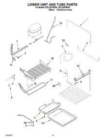09 - Lower Unit And Tube Parts parts for Kitchenaid Refrigerator KBLS36FMX00 from AppliancePartsPros.com