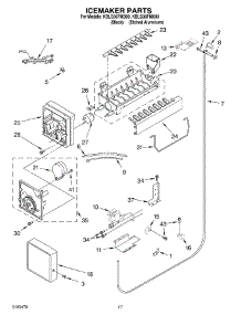 10 - Icemaker Parts parts for Kitchenaid Refrigerator KBLS36FMX00 from AppliancePartsPros.com