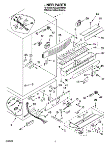04 - Liner Parts parts for Kitchenaid Refrigerator KBLO36FMX01 from AppliancePartsPros.com
