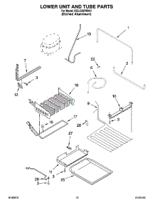 09 - Lower Unit And Tube Parts parts for Kitchenaid Refrigerator KBLO36FMX01 from AppliancePartsPros.com