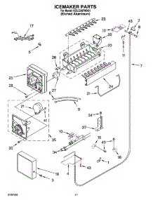 10 - Icemaker Parts parts for Kitchenaid Refrigerator KBLO36FMX01 from AppliancePartsPros.com