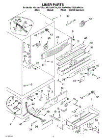 04 - Liner parts for Kitchenaid Refrigerator KBLS36FKB00 from AppliancePartsPros.com