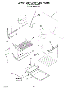 09 - Lower Unit And Tube Parts parts for Kitchenaid Refrigerator KBLO36FMX00 from AppliancePartsPros.com