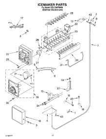 10 - Icemaker Parts parts for Kitchenaid Refrigerator KBLO36FMX00 from AppliancePartsPros.com