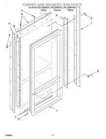 02 - Cabinet And Breaker Trim parts for Kitchenaid Refrigerator KBLC36MHB01 from AppliancePartsPros.com
