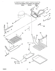10 - Lower Unit And Tube parts for Kitchenaid Refrigerator KBLC36MHB01 from AppliancePartsPros.com