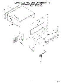 03 - Top Grille And Unit Cover Parts parts for Kitchenaid Refrigerator KBLC36FKB02 from AppliancePartsPros.com