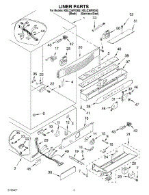 04 - Liner Parts parts for Kitchenaid Refrigerator KBLC36FKB02 from AppliancePartsPros.com
