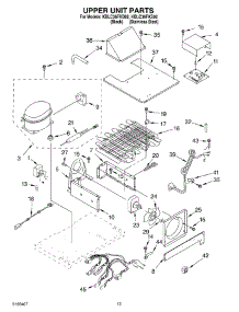 08 - Upper Unit Parts parts for Kitchenaid Refrigerator KBLC36FKB02 from AppliancePartsPros.com
