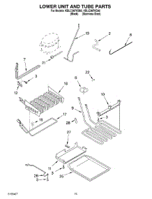 09 - Lower Unit And Tube Parts parts for Kitchenaid Refrigerator KBLC36FKB02 from AppliancePartsPros.com