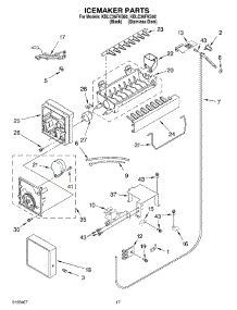 10 - Icemaker Parts parts for Kitchenaid Refrigerator KBLC36FKB02 from AppliancePartsPros.com