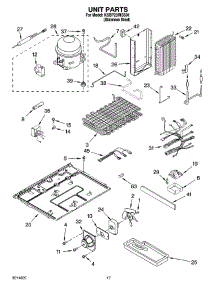 11 - Unit Parts parts for Kitchenaid Refrigerator KSBP23INSS01 from AppliancePartsPros.com
