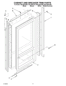 02 - Cabinet And Breaker Trim Parts parts for Kitchenaid Refrigerator KBLS36FKB02 from AppliancePartsPros.com
