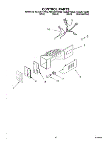 11 - Control Parts parts for Kitchenaid Refrigerator KSCS25FKWH02 from AppliancePartsPros.com
