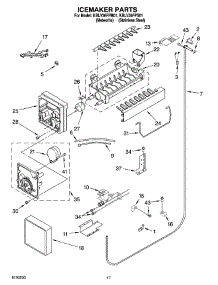 10 - Icemaker Parts parts for Kitchenaid Refrigerator KBLV36FPM01 from AppliancePartsPros.com
