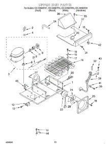 09 - Upper Unit parts for Kitchenaid Refrigerator KBLS36MHW01 from AppliancePartsPros.com