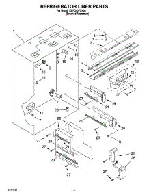 04 - Refrigerator Liner Parts parts for Kitchenaid Refrigerator KBFO42FSX00 from AppliancePartsPros.com